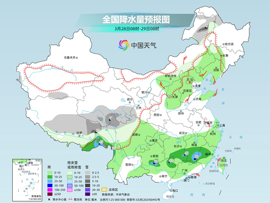 南宁天气预报_未来三天南方连阴雨_江南华南累计雨量大