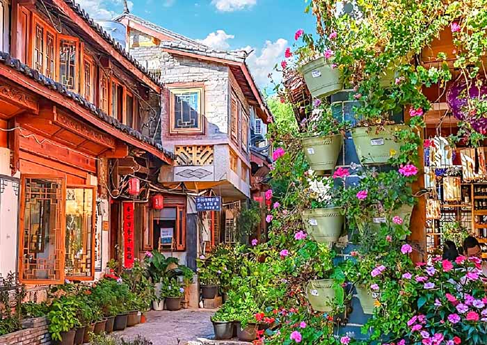 春季的丽江古城