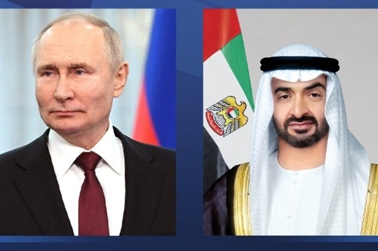 俄罗斯总统与阿联酋总统通话 讨论中东局势