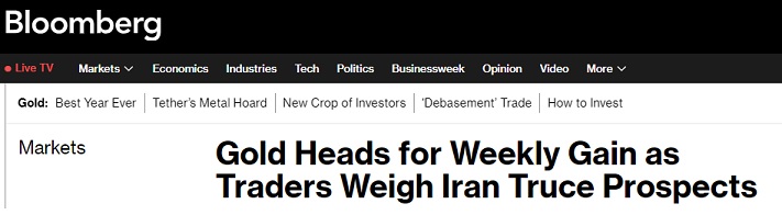 金价本周迄今大涨近2%！周末美国与伊朗谈判备受瞩目 别忘了周五这件大事